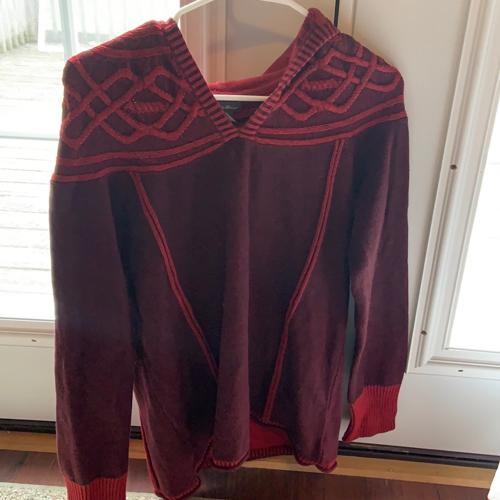 Medium V-Neck Drawstring Hoodie